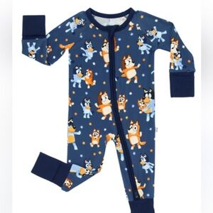 Little Sleepies Bluey Onesie zippy